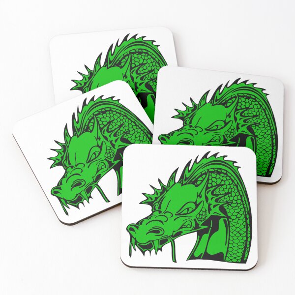 Item preview, green dragon illustration  designed and sold by laribot.