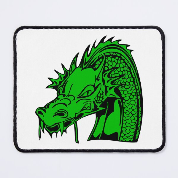 Item preview, green dragon illustration  designed and sold by laribot.