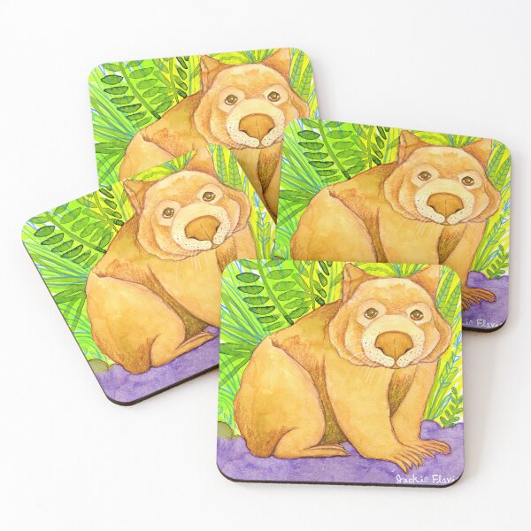 Item preview, Wombat at rest designed and sold by Little Lantern Arts.