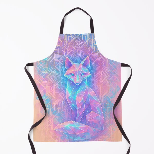 Item preview, Neon Crystal Fox: Guardian of Astral Geometry designed and sold by JonelleTshirts.