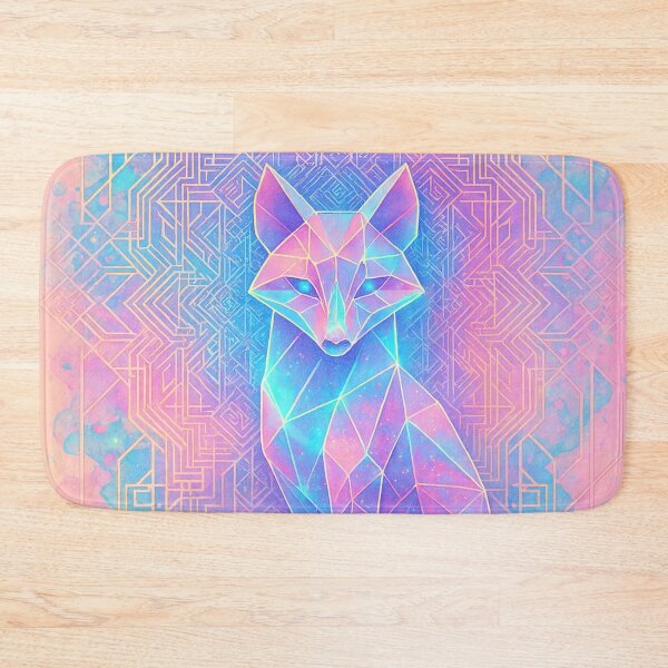 Item preview, Neon Crystal Fox: Guardian of Astral Geometry designed and sold by JonelleTshirts.