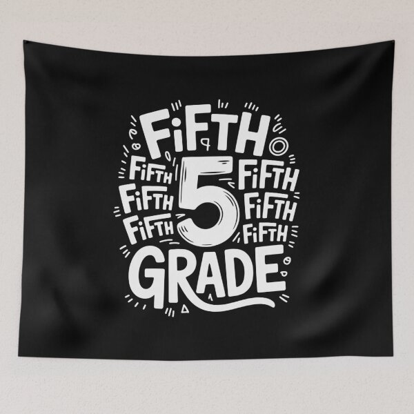 Item preview, Fifth Grade 5th Grade Back to School Design designed and sold by Gogetgiggles.