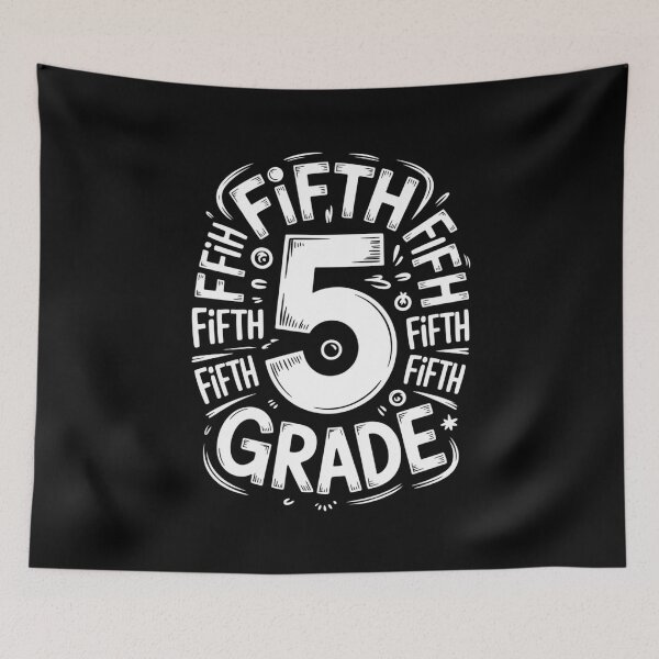 Item preview, Fifth Grade 5th Grade Back to School Design designed and sold by Gogetgiggles.