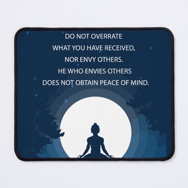 Item preview, Blue Buddha Quotes Motivational Inspirational Do not Envy | Buddhism designed and sold by subarashii11.