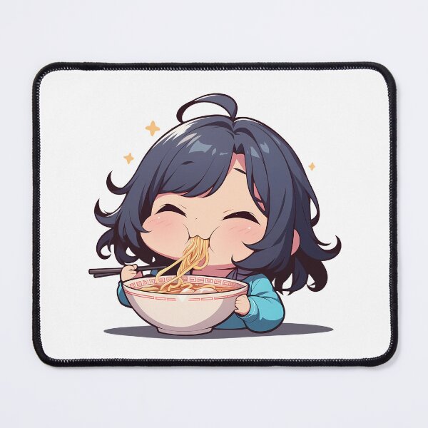 Item preview, Hikigaya Komachi Oregairu Anime Kawaii Chibi Ramen Blue Japan designed and sold by Raslbazola.