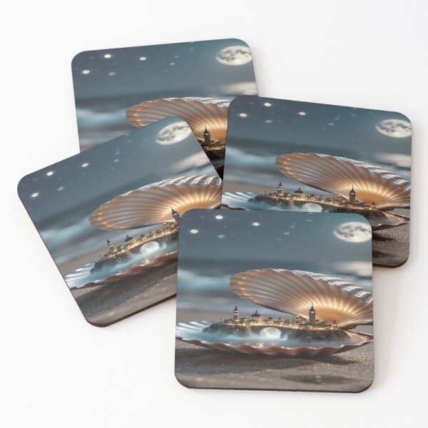 Item preview, Moonlit Shell Kingdom designed and sold by DinsignStudio.