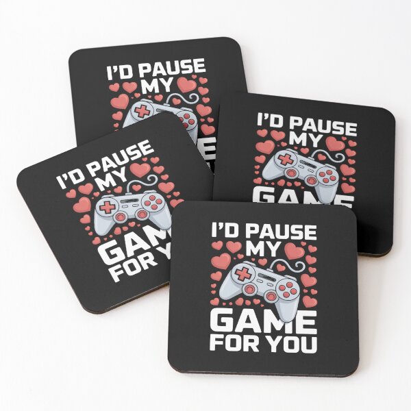 Item preview, I'd Pause My Game for You Valentine's Day Design designed and sold by Gogetgiggles.