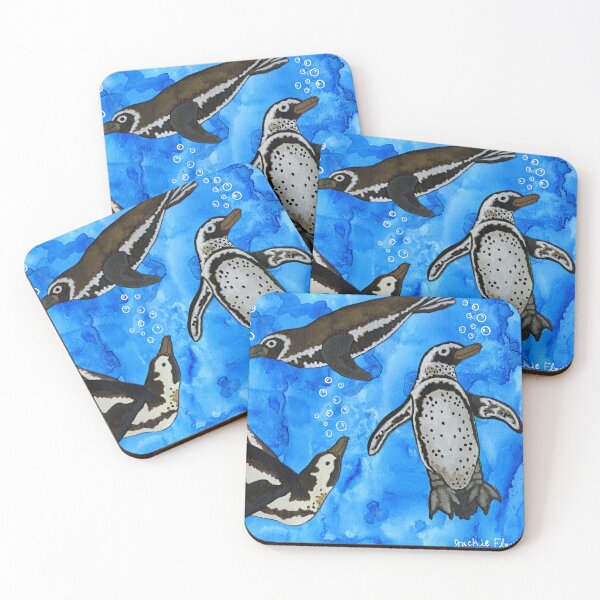 Item preview, African Penguins at Play designed and sold by Little Lantern Arts.