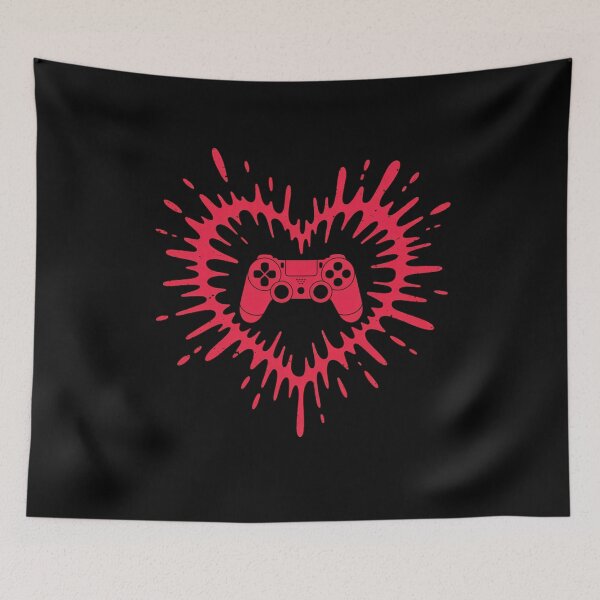 Item preview, Gaming Love Heart Valentine's Day Design designed and sold by Gogetgiggles.