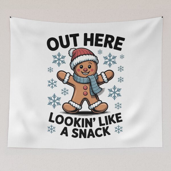 Item preview, Christmas Cute gingerbread Christmas DTG printing - Winter designed and sold by HellD3vil-Art.