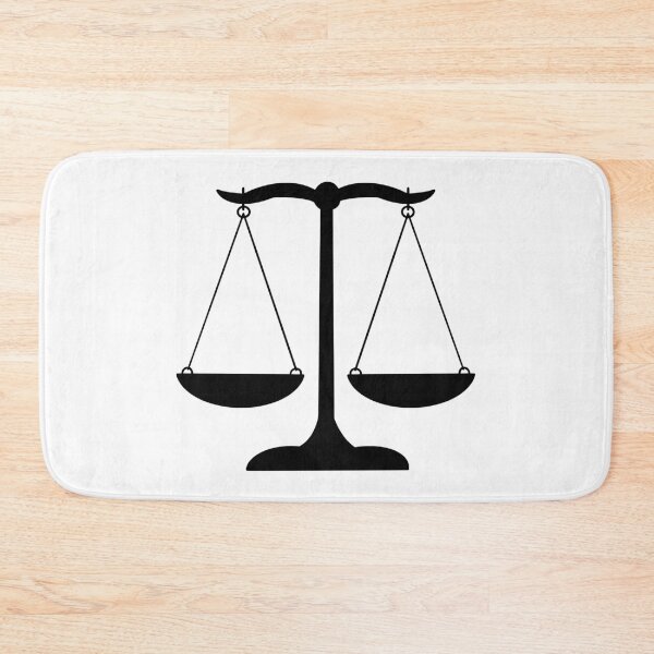 Item preview, Scales of Justice- Minimalist Law Design  designed and sold by MagicMe-JD.