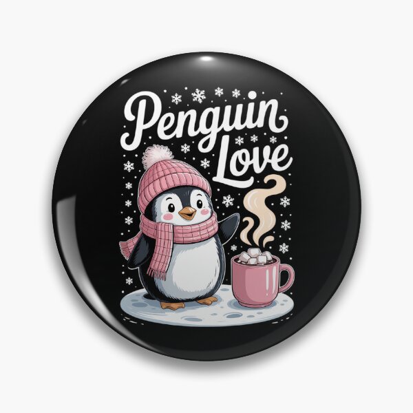 Item preview, Penguin Love Winter Hot Chocolate Scene designed and sold by Moon-Ape.