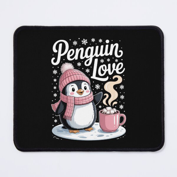 Item preview, Penguin Love Winter Hot Chocolate Scene designed and sold by Moon-Ape.
