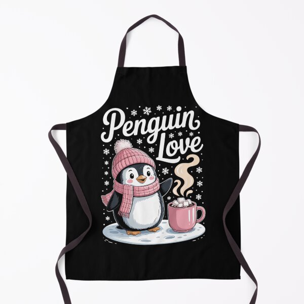 Item preview, Penguin Love Winter Hot Chocolate Scene designed and sold by Moon-Ape.