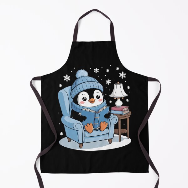 Item preview, Penguin Reading Arctic Wildlife Animal Winter Snow Lover designed and sold by Moon-Ape.