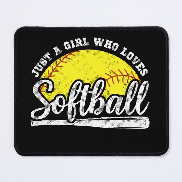 Item preview, Just A Girl Who Loves Softball - Bold Script Bat Design designed and sold by LashondaGreen89.
