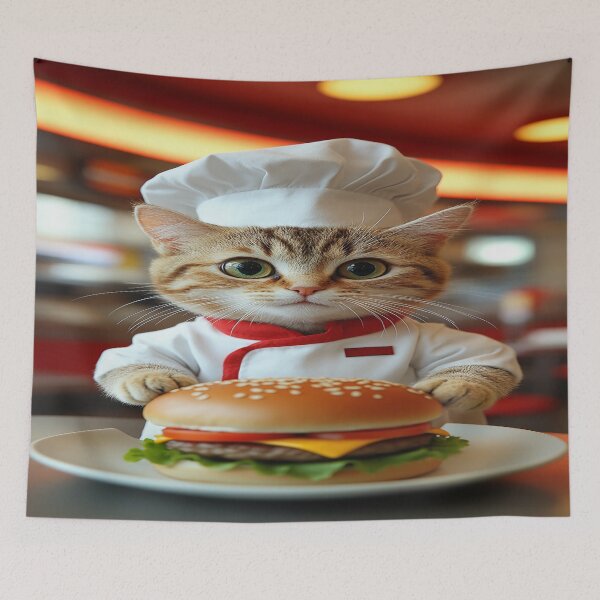 Item preview, Meowster Chef designed and sold by DinsignStudio.