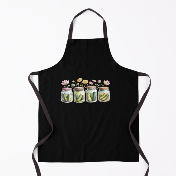 Item preview, Canned Pickles Wildflower Canning Season Pickle Jar designed and sold by DrewLeuschke.