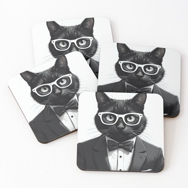 Item preview, Portrait of a Lucky Dapper Cat designed and sold by Naturich.