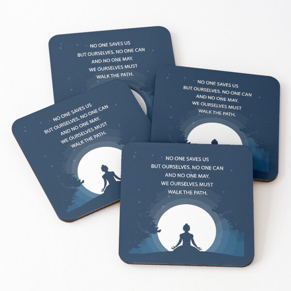 Item preview, Blue Buddha Quotes Motivational Inspirational Walk the Path Buddhism designed and sold by subarashii11.