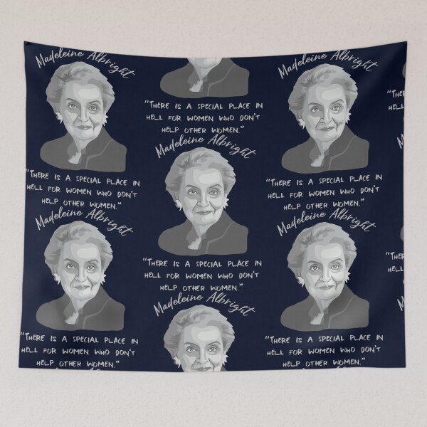Item preview, Madeleine Albright Portrait and Quote (1) designed and sold by audreanneklein.
