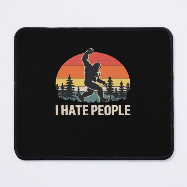 Item preview, Big Foot I Hate People Middle Finger Sasquatch designed and sold by HaileyRobel.