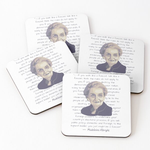 Item preview, Madeleine Albright Portrait and Quote designed and sold by audreanneklein.