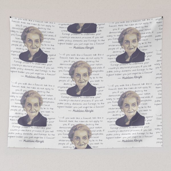 Item preview, Madeleine Albright Portrait and Quote designed and sold by audreanneklein.
