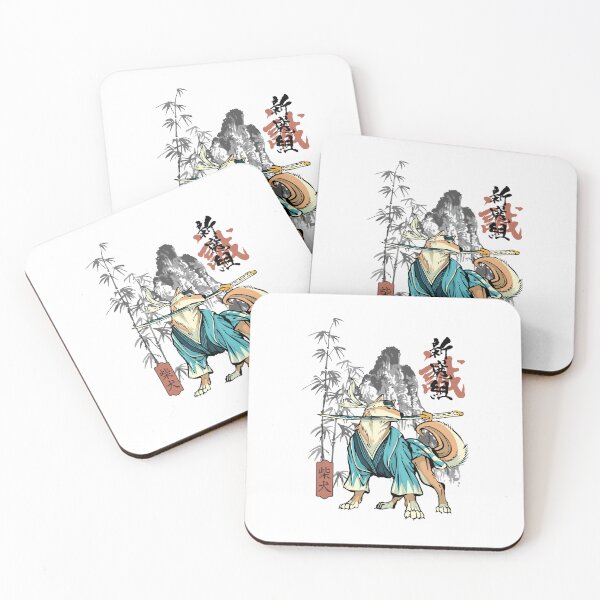 Item preview, Shiba Inu Shinsengumi | Samurai Dog Ukiyo-e Art designed and sold by LT Artwork.