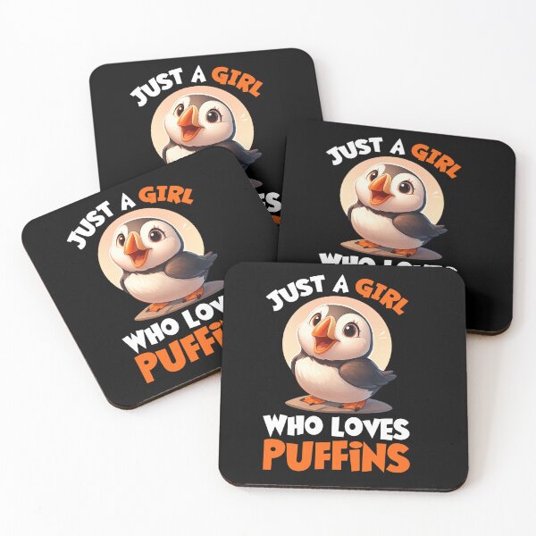 Item preview, Cute Puffin Lover Girl T-Shirt designed and sold by LashondaGreen89.