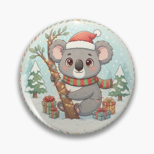 Artikelvorschau, Festlicher Koala entworfen und verkauft von The Cozy Cauldron.