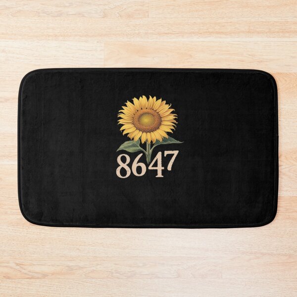 Item preview, 8647 Subtle Anti Trump 86 47 Floral Boho Style designed and sold by AmparoBoyle.