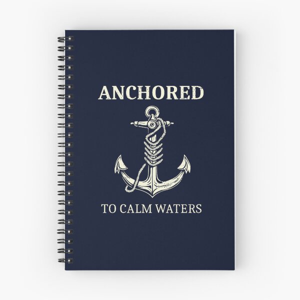 Item preview, Anchored to Calm Waters Maritime Vintage Nautical Rope Anchor designed and sold by audreanneklein.