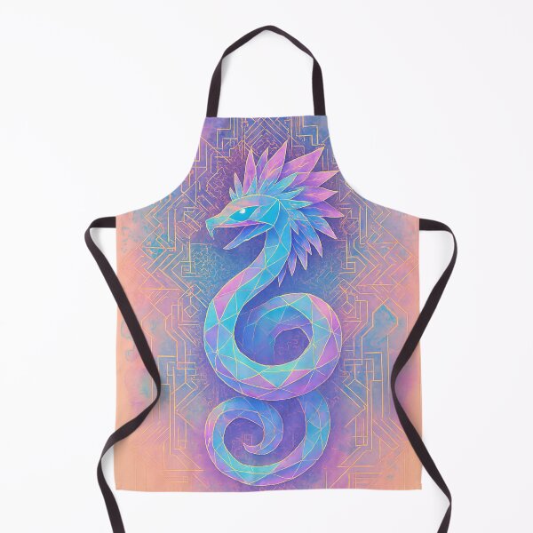 Item preview, Neon Quetzalcoatl: The Crystal Feathered Serpent designed and sold by JonelleTshirts.