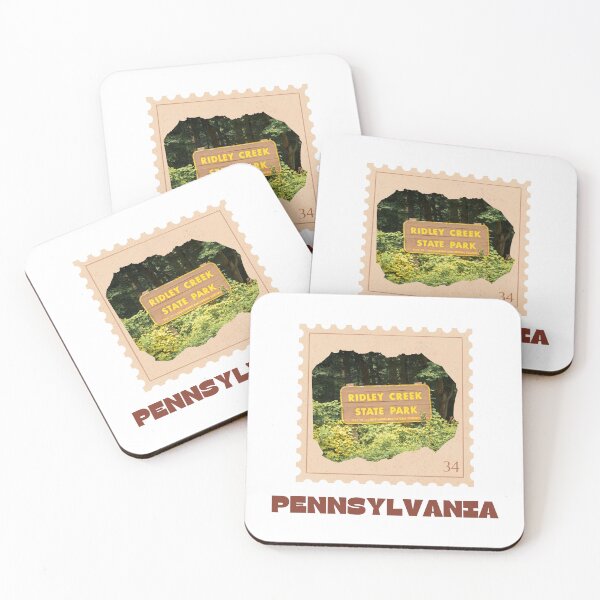 Item preview, Ridley Creek State Park Vintage Stamp designed and sold by feltlucky.