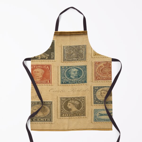 Item preview, Golden Age of World Stamp Classic Collage Fine Art Touch designed and sold by DinsignStudio.
