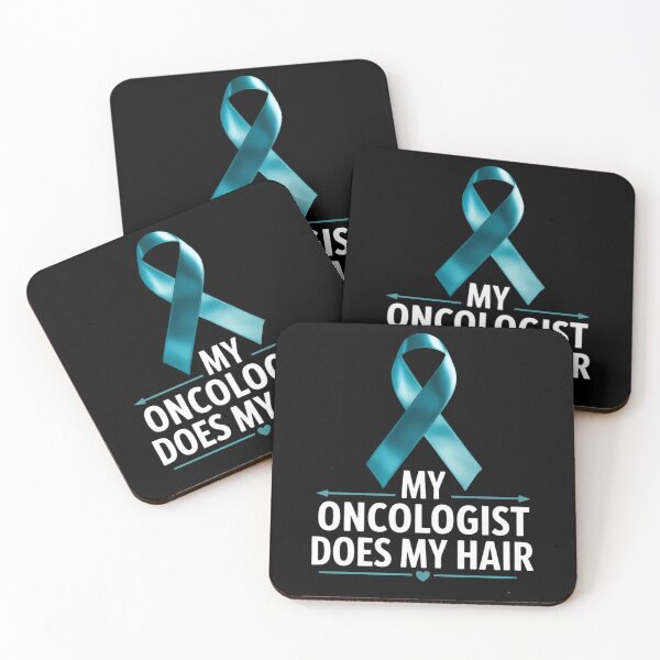 Item preview, My Oncologist Does My Hair Ovarian Cancer Awareness Products designed and sold by Moon-Ape.