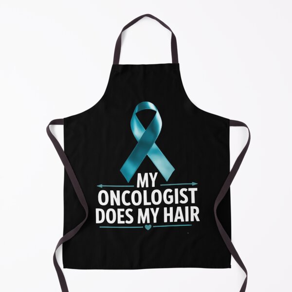 Item preview, My Oncologist Does My Hair Ovarian Cancer Awareness Products designed and sold by Moon-Ape.