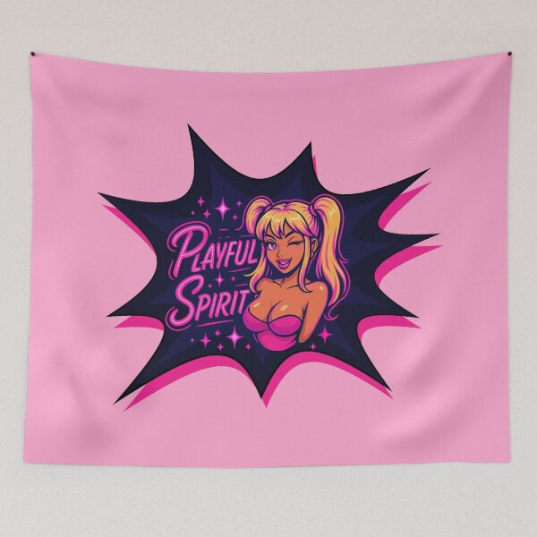 Item preview, Playful Spirit Hot Pink Barbie Girl designed and sold by UNK-Fatigues.
