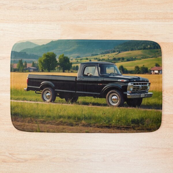 Item preview, Black Horizon, Vintage 1965 Ford Pickup in the Country Field designed and sold by BlareBlare.