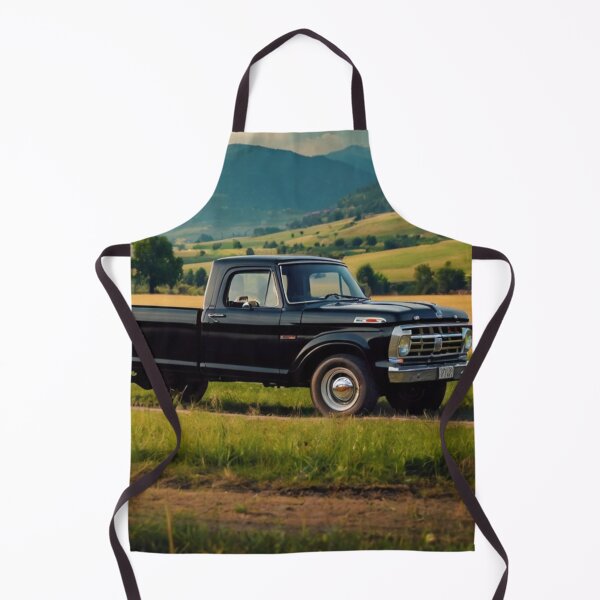 Item preview, Black Horizon, Vintage 1965 Ford Pickup in the Country Field designed and sold by BlareBlare.