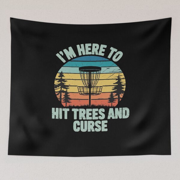 Item preview, Disc Golf Funny Hit Trees designed and sold by DrewLeuschke.