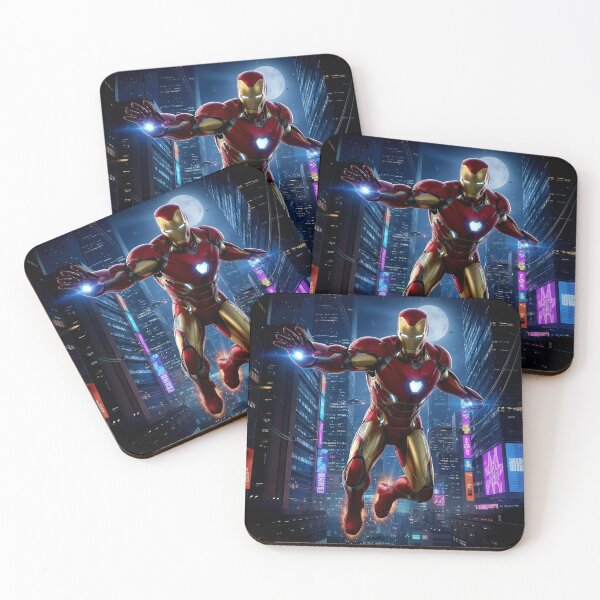 Item preview, Striking 3D Render of Iron Man | Mark XLVI Suit Action Pose designed and sold by VRD Arena.