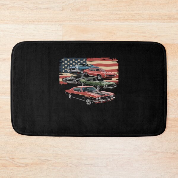 Item preview, Cars Muscle Car American Flag designed and sold by HaileyRobel.