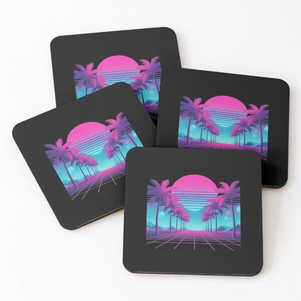 Item preview, 80s Vaporwave Aesthetic Palm Trees Sunset 90s designed and sold by AmparoBoyle.