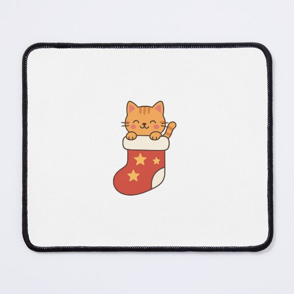 Item preview, Cat in Christmas Stocking designed and sold by BoarShop.
