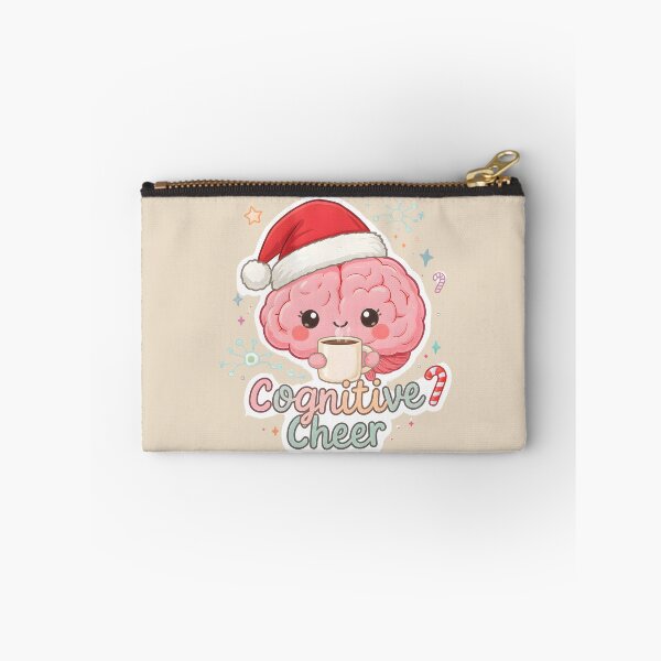 Item preview, Cognitive Cheer | Cute Christmas Brain Drinking Cocoa | Kawaii Neuroscience Holiday Gift, Mental Health Art designed and sold by PureBrain.