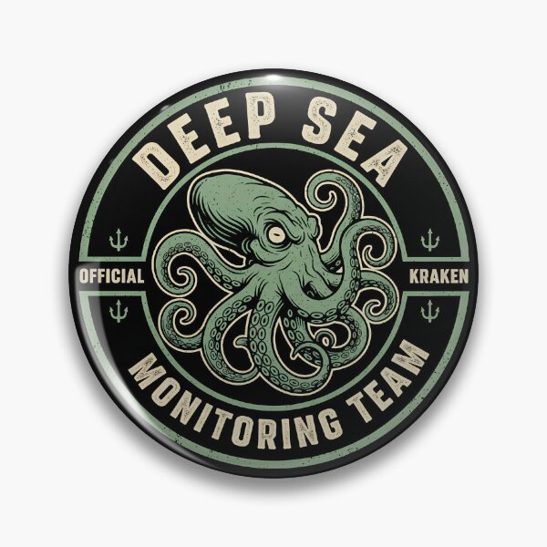 Item preview, Kraken Deep Sea Monitoring Team Funny Myth Kraken Gear designed and sold by DynamicDesign.