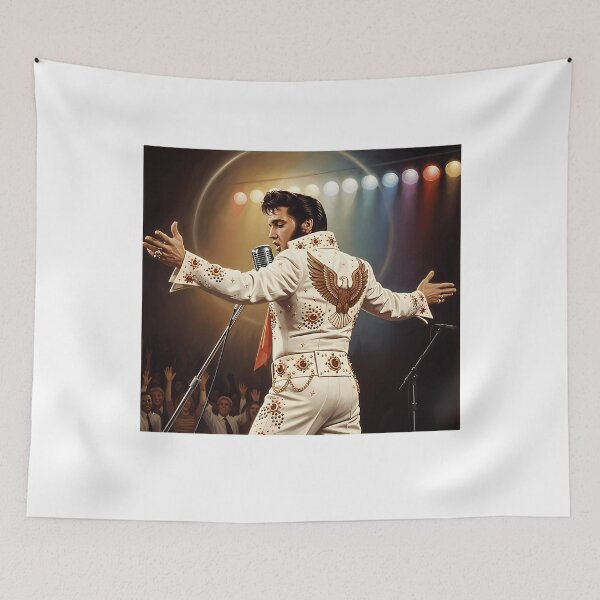 Item preview, viva las vegas elvis presley live portrait designed and sold by EdwardRichard21.