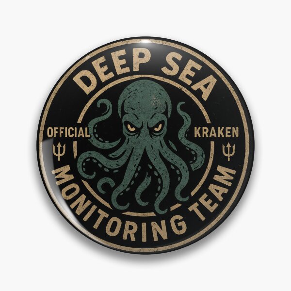 Item preview, Kraken Deep Sea Monitoring Team Funny Myth Kraken Gear designed and sold by DynamicDesign.
